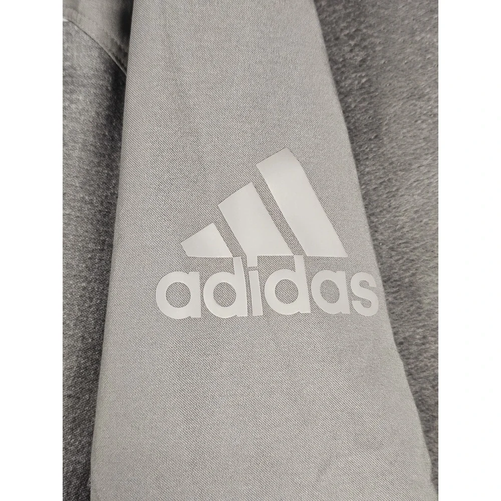 Adidas Golf Club 1/4 Zip Pullover Men's XL Gray Heather‎ Performance Long Sleeve
